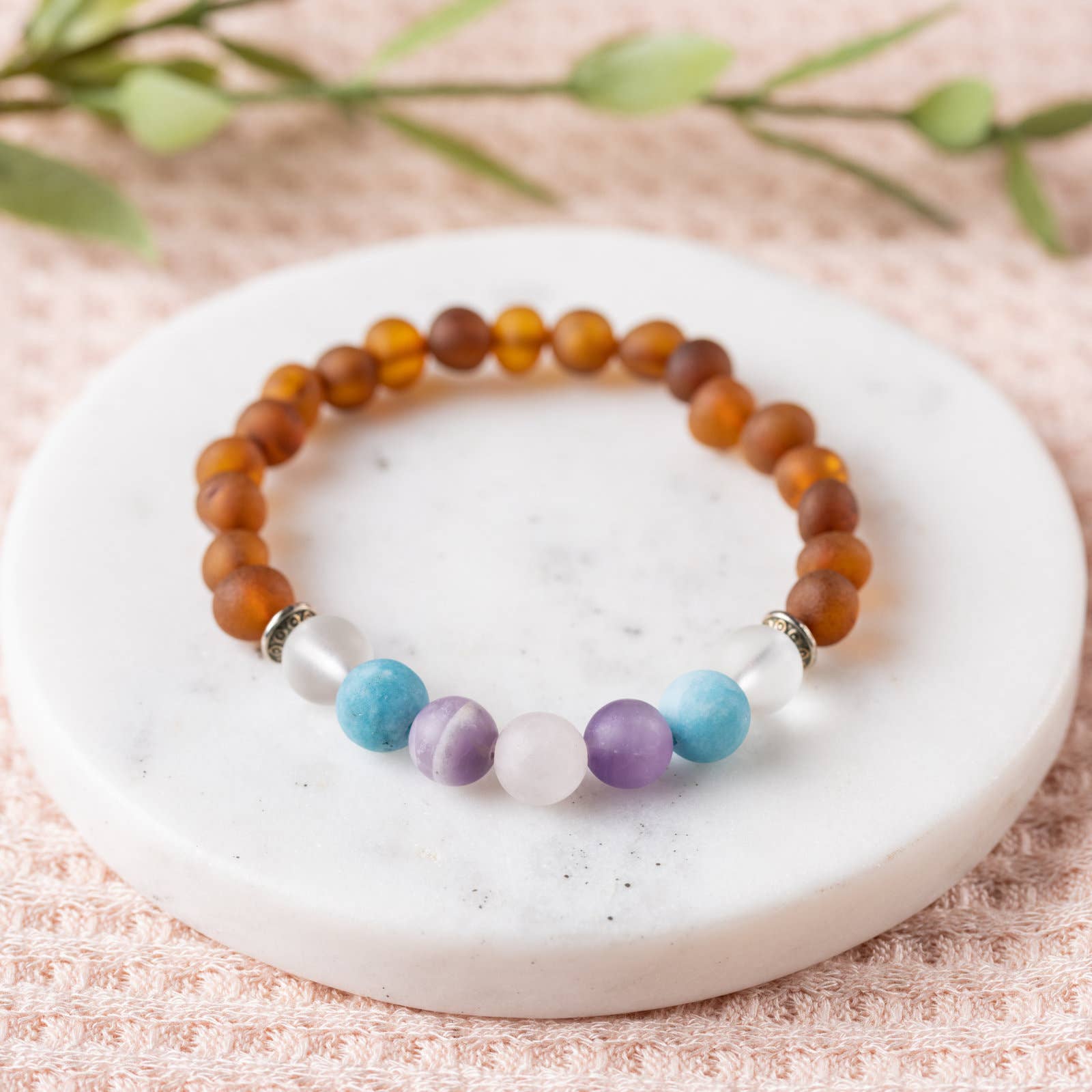 R.B. Amber Jewelry – Großhandel Perlenarmband – Erwachsene | CHUNKY Baltic Amber + Edelsteinarmbänder8