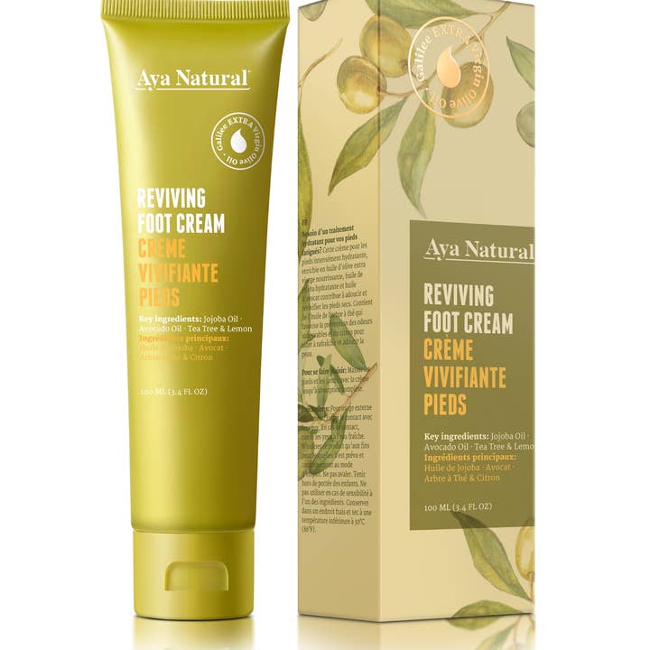Reviving Foot Cream for wholesale by Aya Natural Skincare