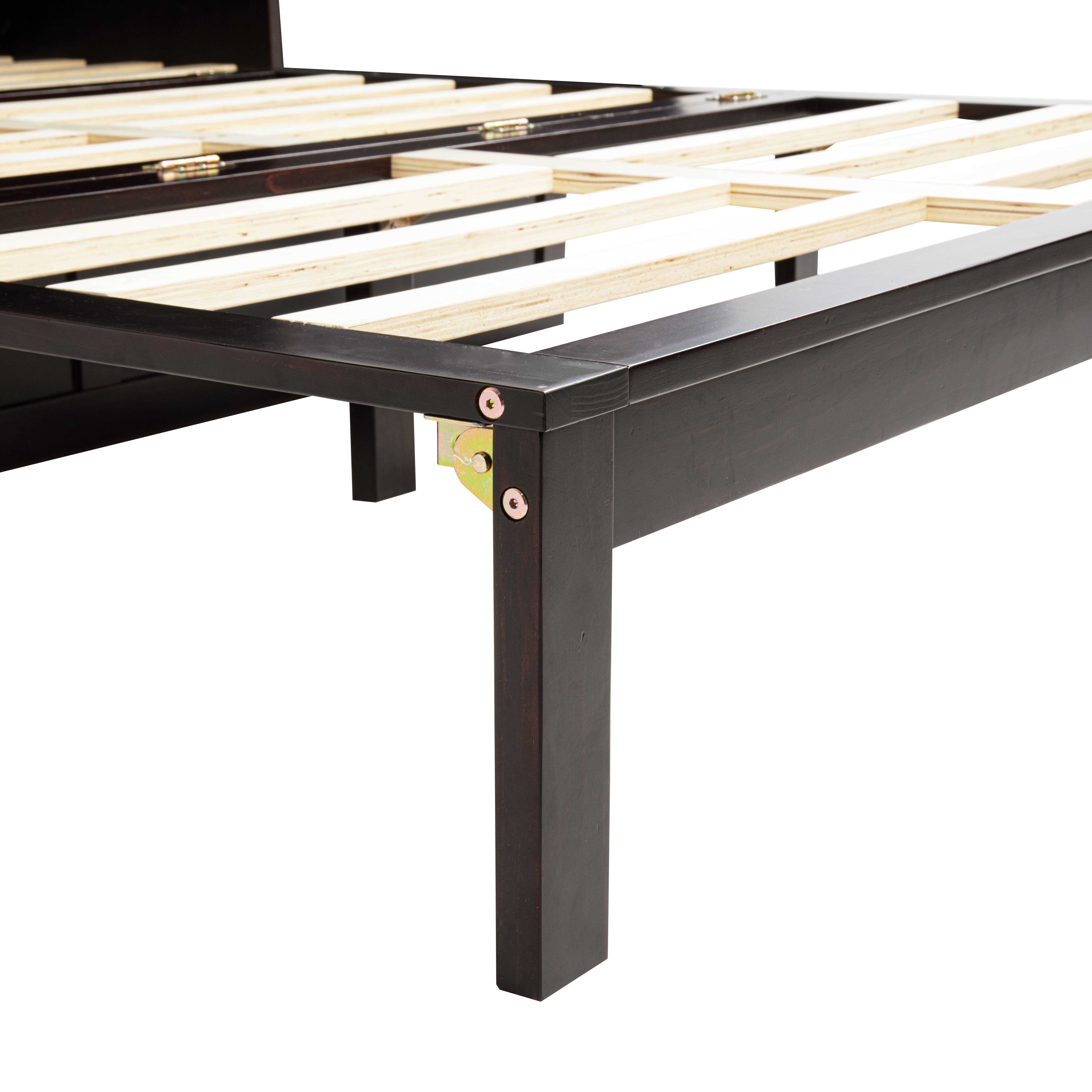 39F Inc. - Wholesale Bed - Queen Size Murphy Bed, Pine Wood Cabinet Bed w Power Station20