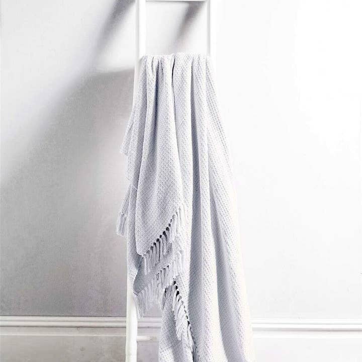 LOOMWORKS LTD – wholesale Throw blanket – Lisbon Pure Cotton Honeycomb Throw18