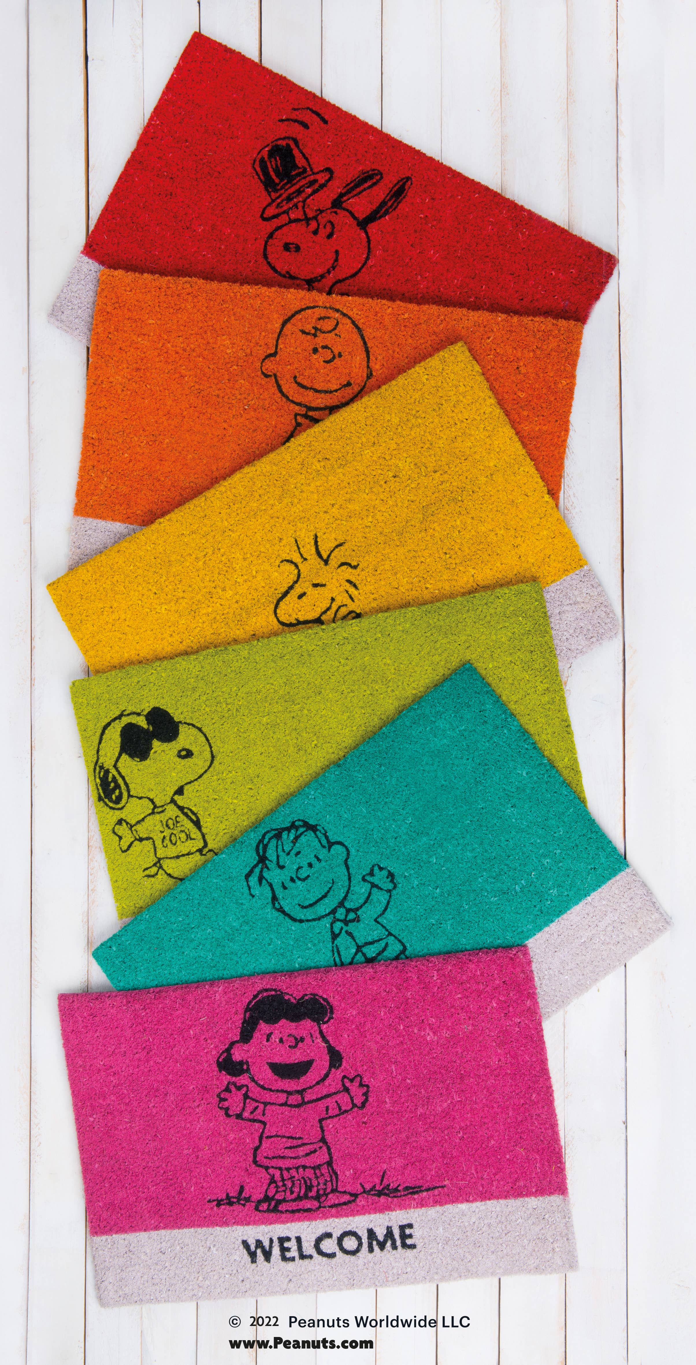 Green Peanuts Snoopy Doormat 60X40 VR for wholesale on Faire1