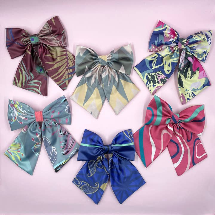 Bloom - Wholesale Hair Bow - Women's - Set of hair ties with different patterns1