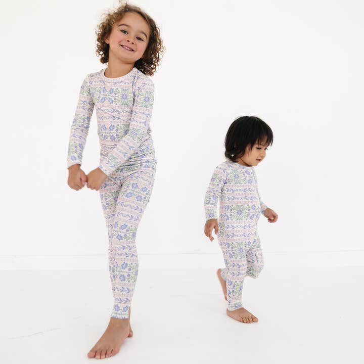 Motette - Wholesale Sleepsuit - Baby - Spring Cascade Bamboo Sleeper