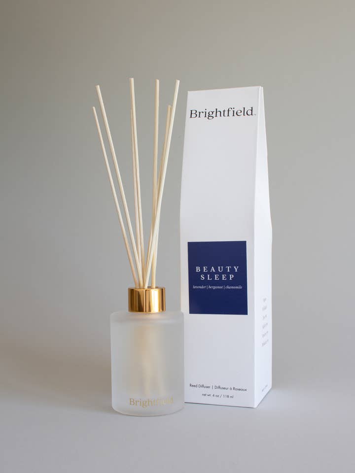 Beauty Sleep Reed Diffuser Lavender Bergamot Chamomile Cedar for wholesale by Brightfield