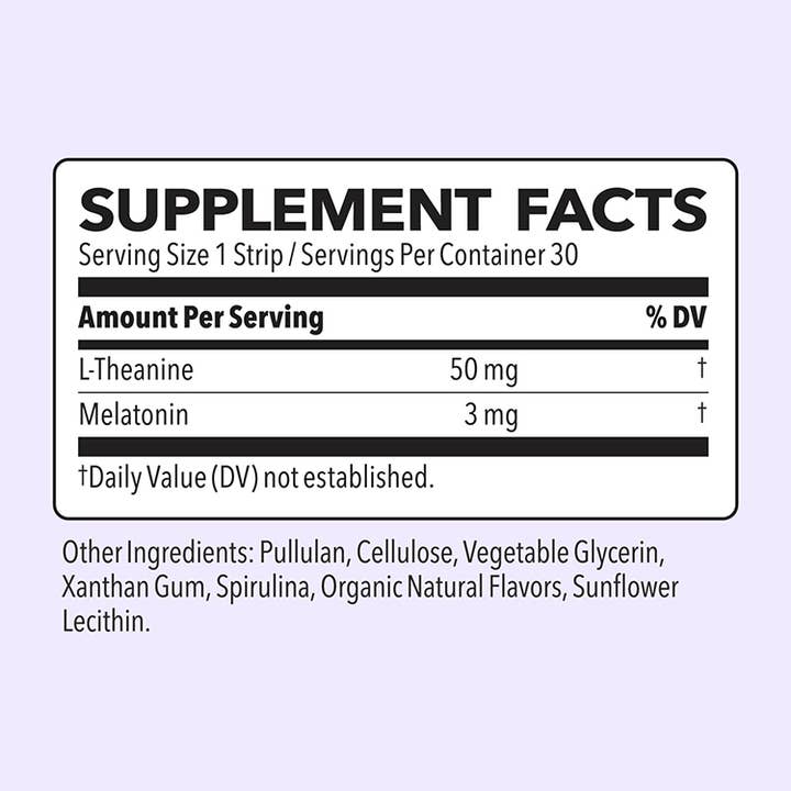 LifeSeasons - Wholesale Oral Supplement/Vitamin - Rest-ZZZ Oral Strips2