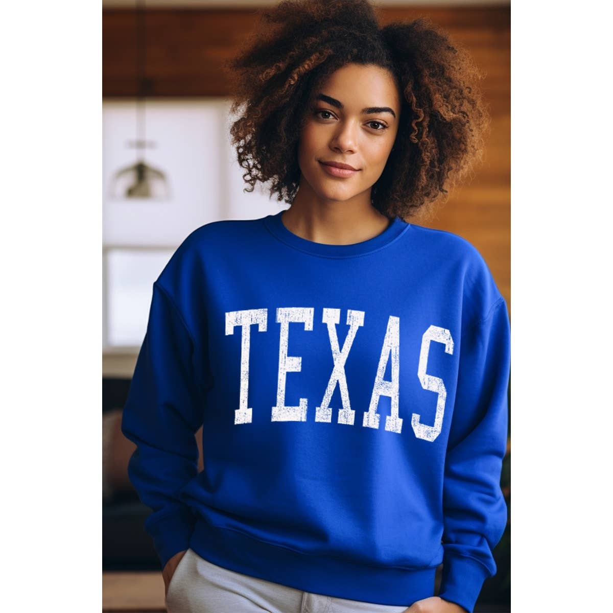 Illustrated Society - Wholesale Graphic Sweatshirt - Women's - TEXAS VINTAGE GRAPHIC SWEATSHIRTS1