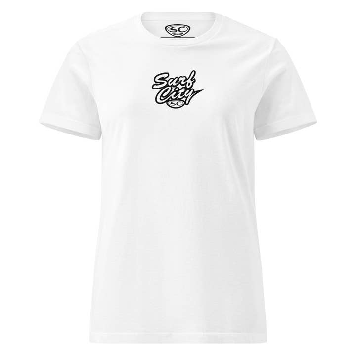 SC Surf City Women’s basic softstyle t-shirt for wholesale by Santa Cruz Surf Shop