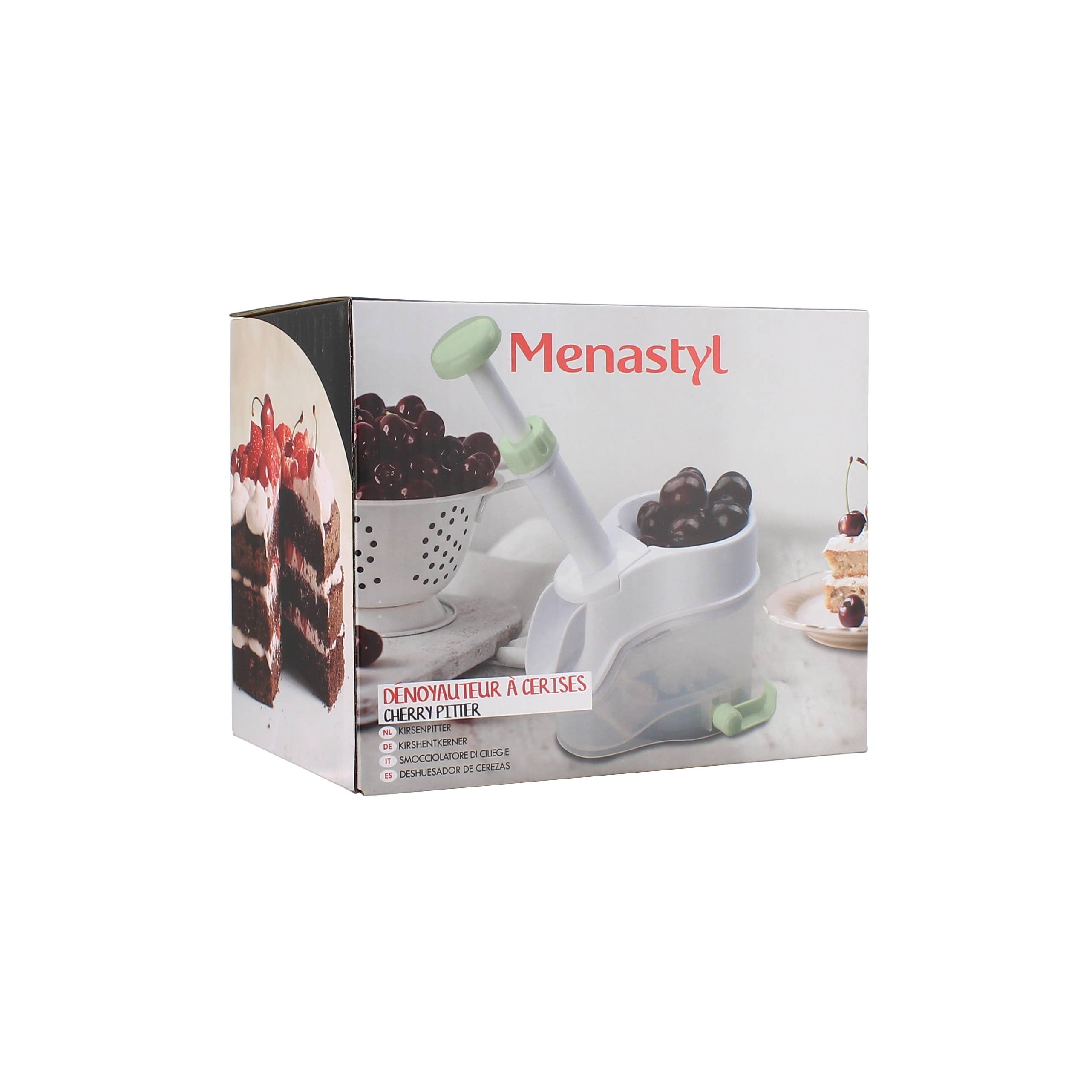 Menastyl - Wholesale Cookie Cutter - White plastic cherry pitter1