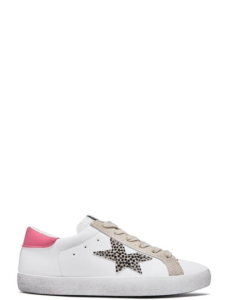 Fuchsia lace-up sneakers - Stacy for wholesale on Faire4