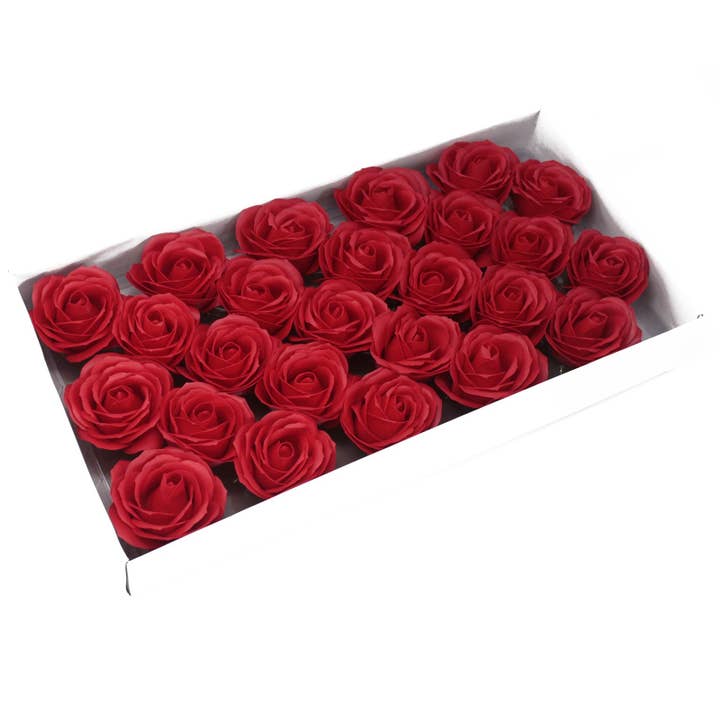 AW Artisan – Großhandel Künstliche Blumen – Große Deko-Bastelblumen - rot