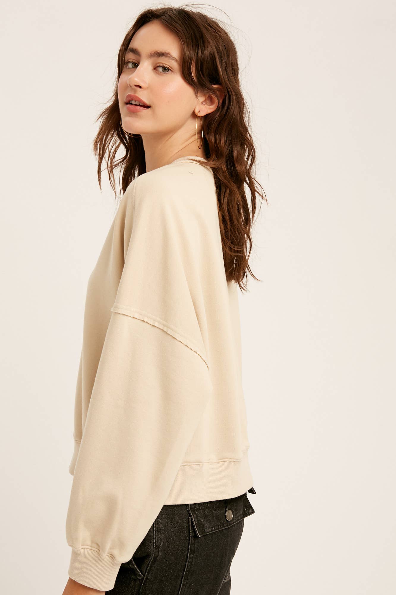 Listicle - Wholesale Knit Top - Women's - Henley Button Soft Knit Top LT111217