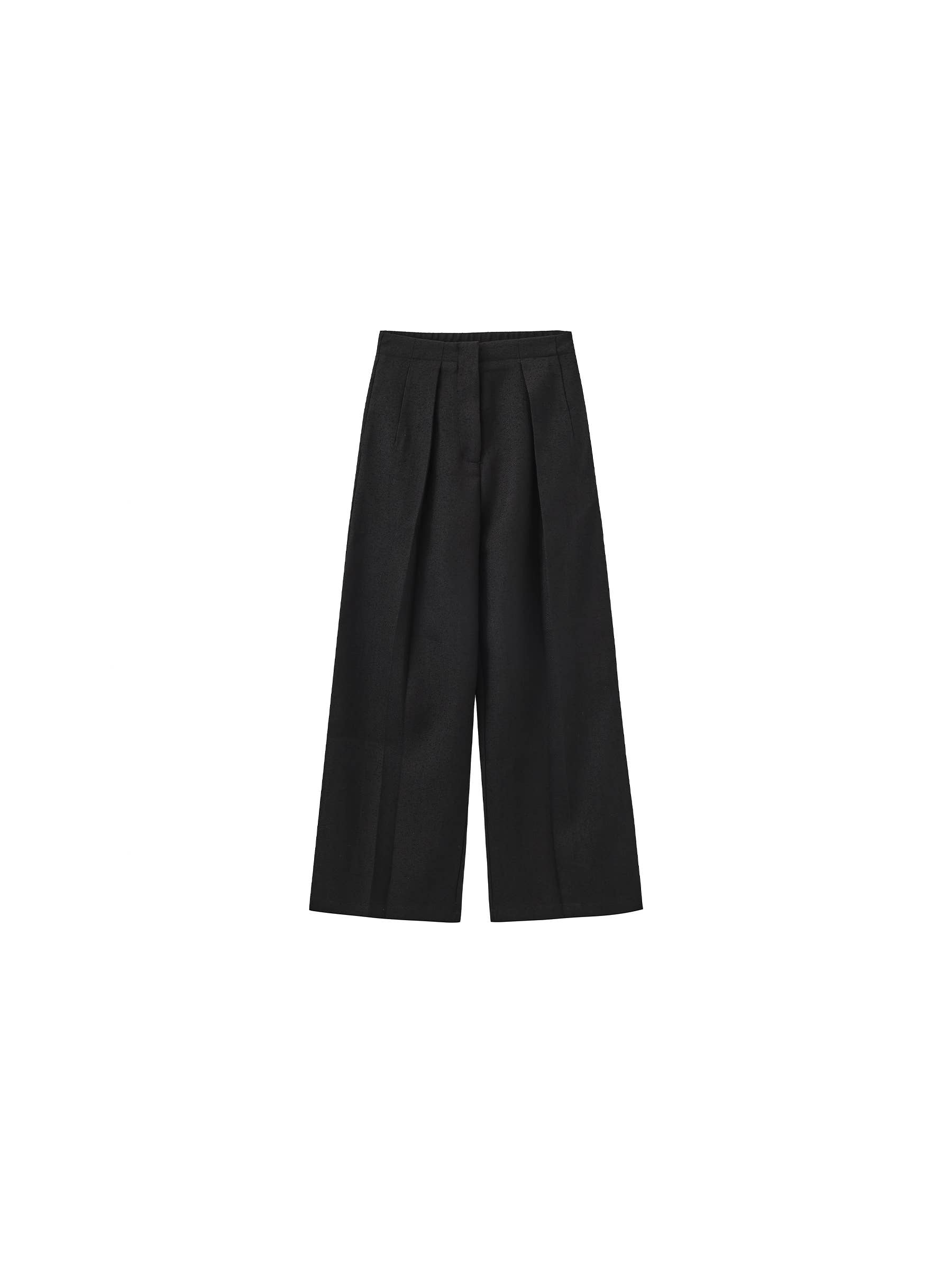 CUBIC – wholesale Pants – Women's – Draped Pleated Wide-Leg Pants0