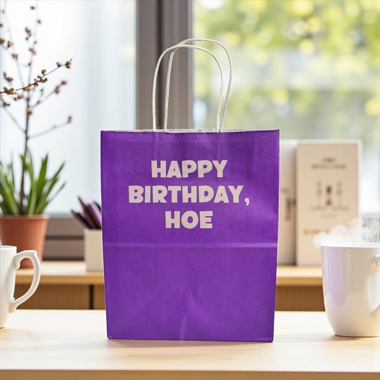 Oh Shirt and More LLC - Wholesale Gift Bag - Funny Gift Bag - Happy Birthday, Hoe1