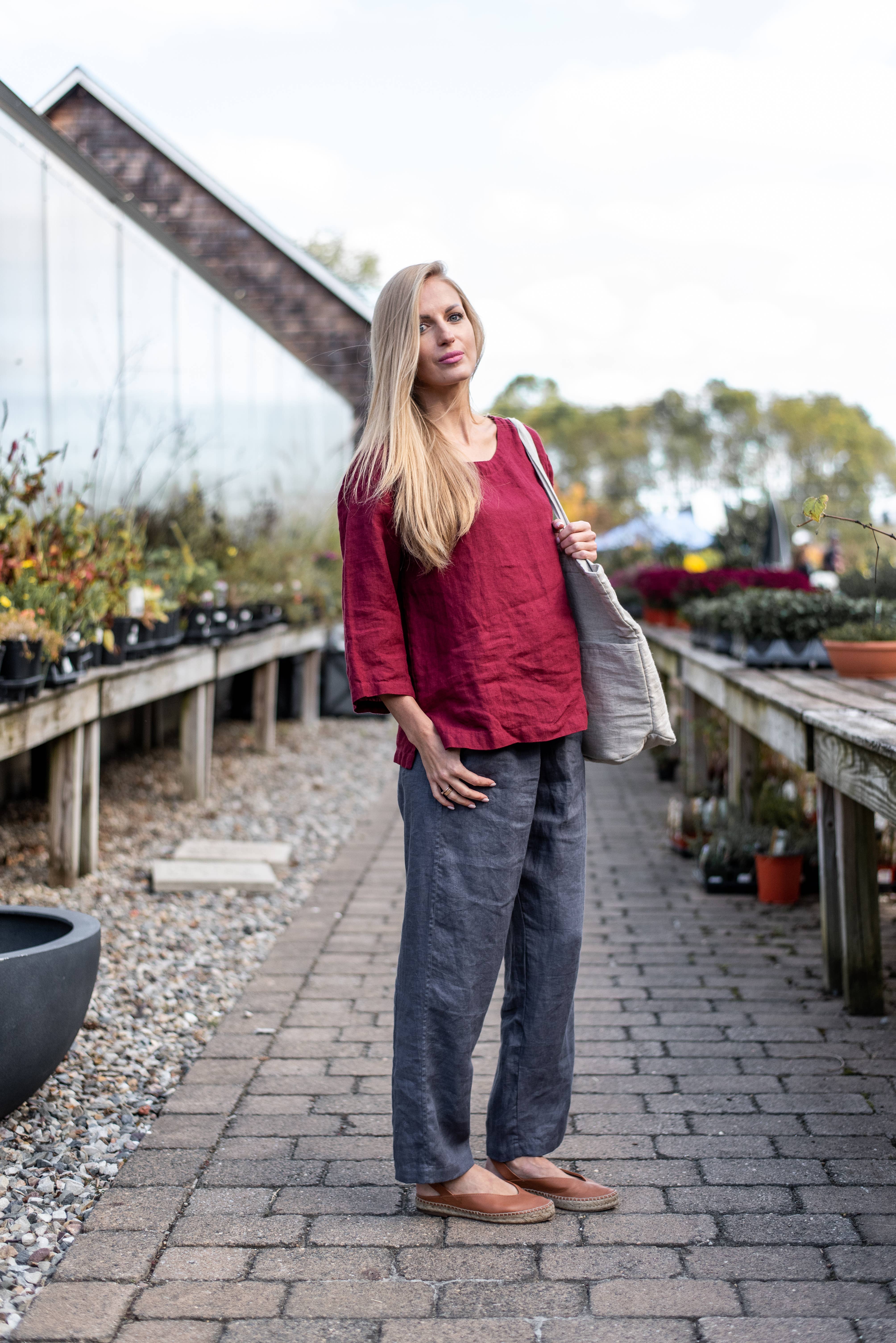 VIKOLINO - Vente Chemisier – femme - Top Bella en lin12