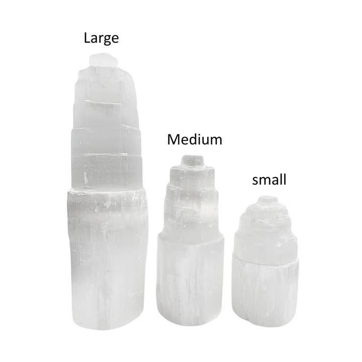 Earths Elements Wholesale - Wholesale Accent/Desk Lamp - Selenite - Lamp, Large2