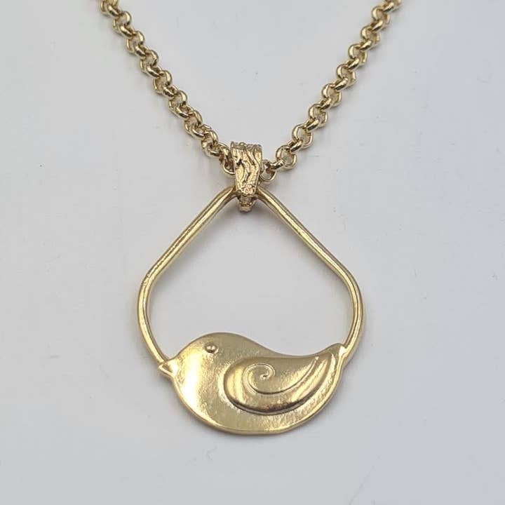 Golden Songbird Necklace for wholesale by Volare