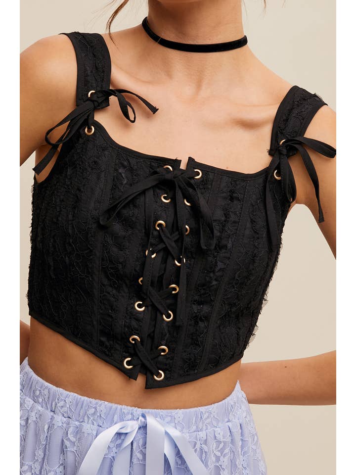 Listicle - Wholesale Korset - Dames - Vetersluiting Corset Crop Top22