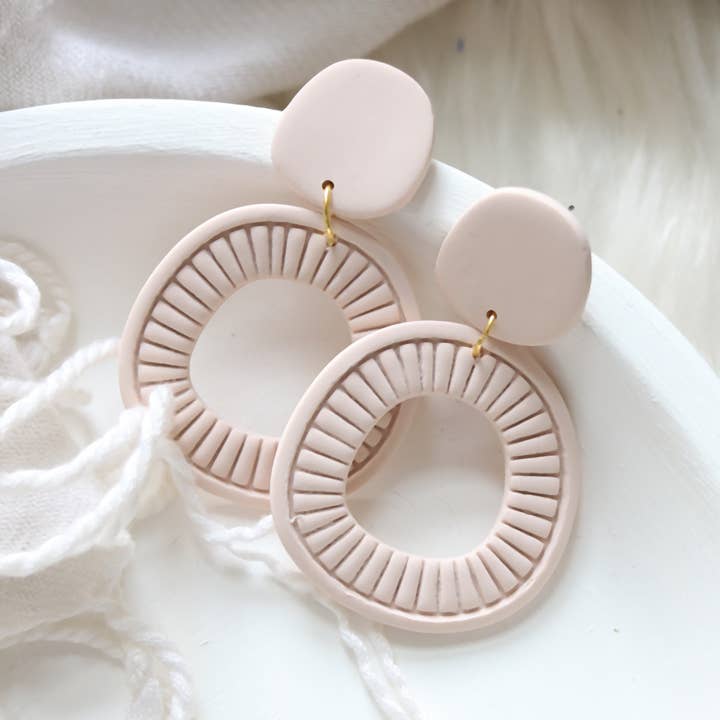 Petal & Posy - Wholesale Dangle Earrings - Cirque Polymer Clay Earrings | Choose Your Colour5