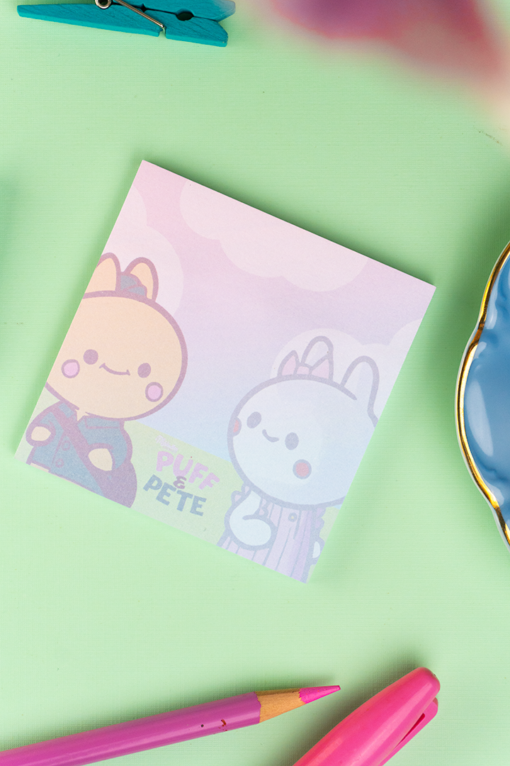 Meldoodles - Wholesale Stationery/Notecard Set - Puff & Pete Small Stationery Gift Set1