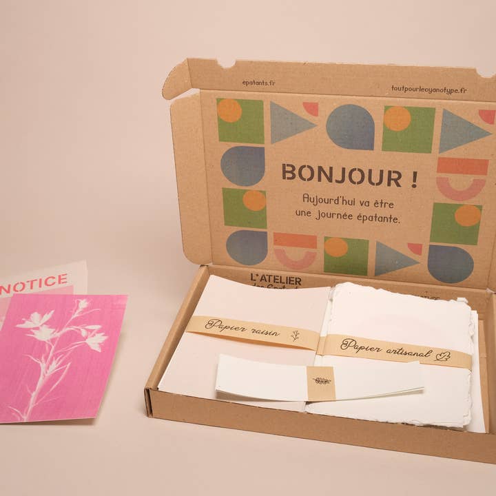 L'Atelier des Epatants - Wholesale DIY Craft Kit - Rosatype DIY Kit - like cyanotype but pink!1