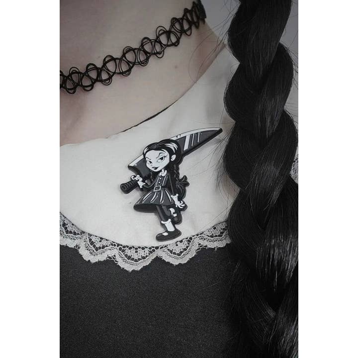 vampirefreaks - Wholesale Lapel Pin/Button - Death's Darling Enamel Pin