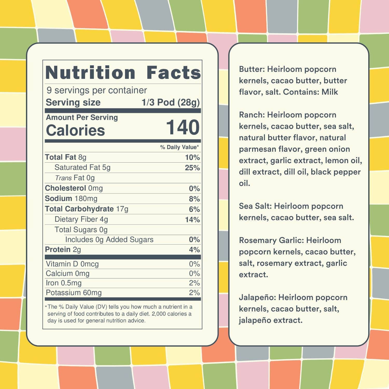 Cheerie Lane - Wholesale Popcorn - Popcorn Pod Flavor Variety Pack4