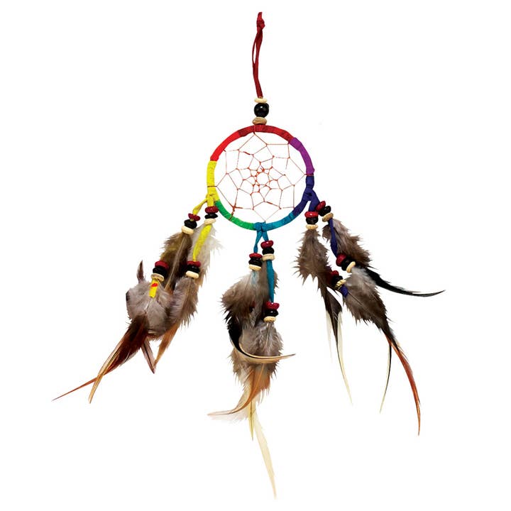 Single Rainbow Dreamcatcher - Intricate Design for wholesale by Benjamin International