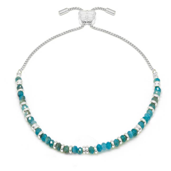 Mystiska Apatite Silver Armband för wholesale av Boho Betty