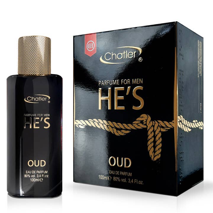 CHATLER HE'S OUD 100ML Eau De Parfum (UNISEX) for wholesale by FRAGRANCE WHOLESALE LTD