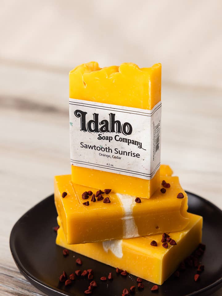 Sawtooth Sunrise for wholesale by Idaho Soap Company