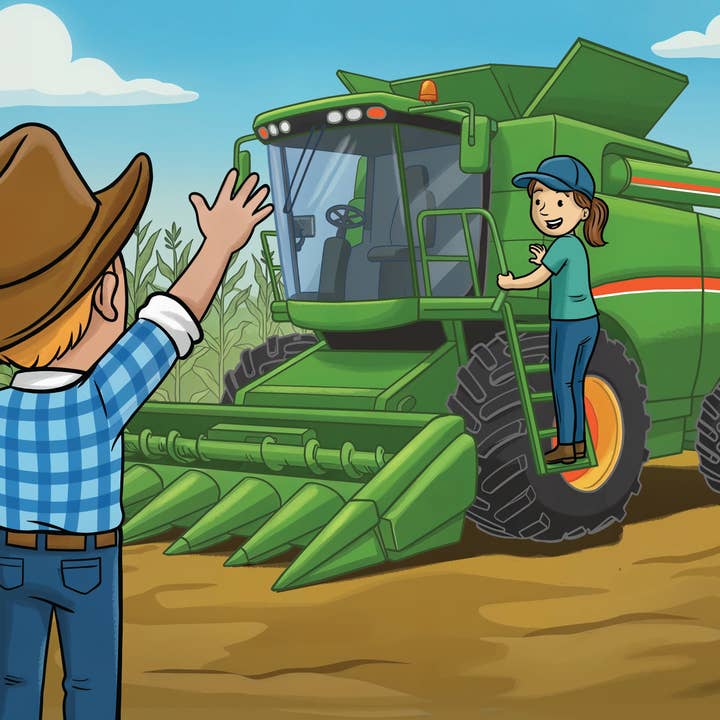 George the Farmer - Wholesale Pre-school book (3–5) - George the Farmer Kangaroo Cornfield5