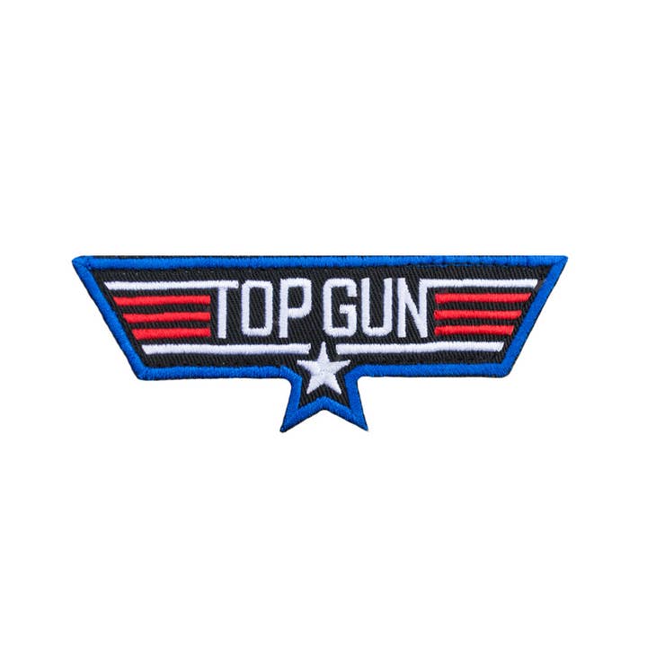 Embroidered Top Gun Wing Patch for wholesale by Trooper Clothing