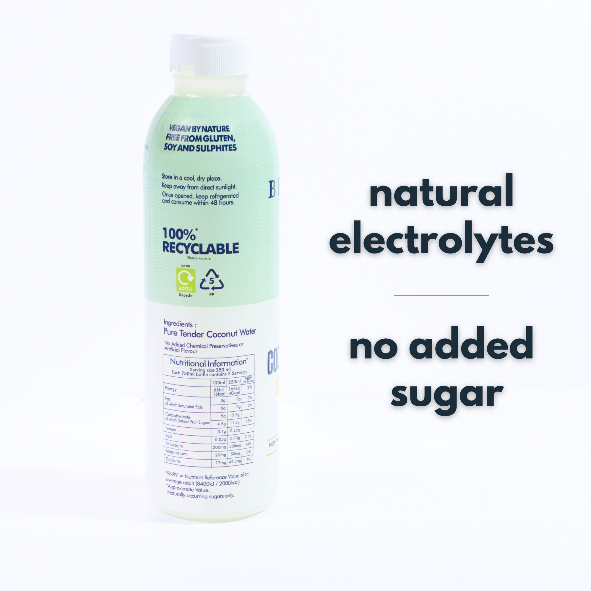 Bervera – wholesale Flavoured/infused water (non-carbonated) – 750ML Pure Coconut Water (6 x 750ML)4