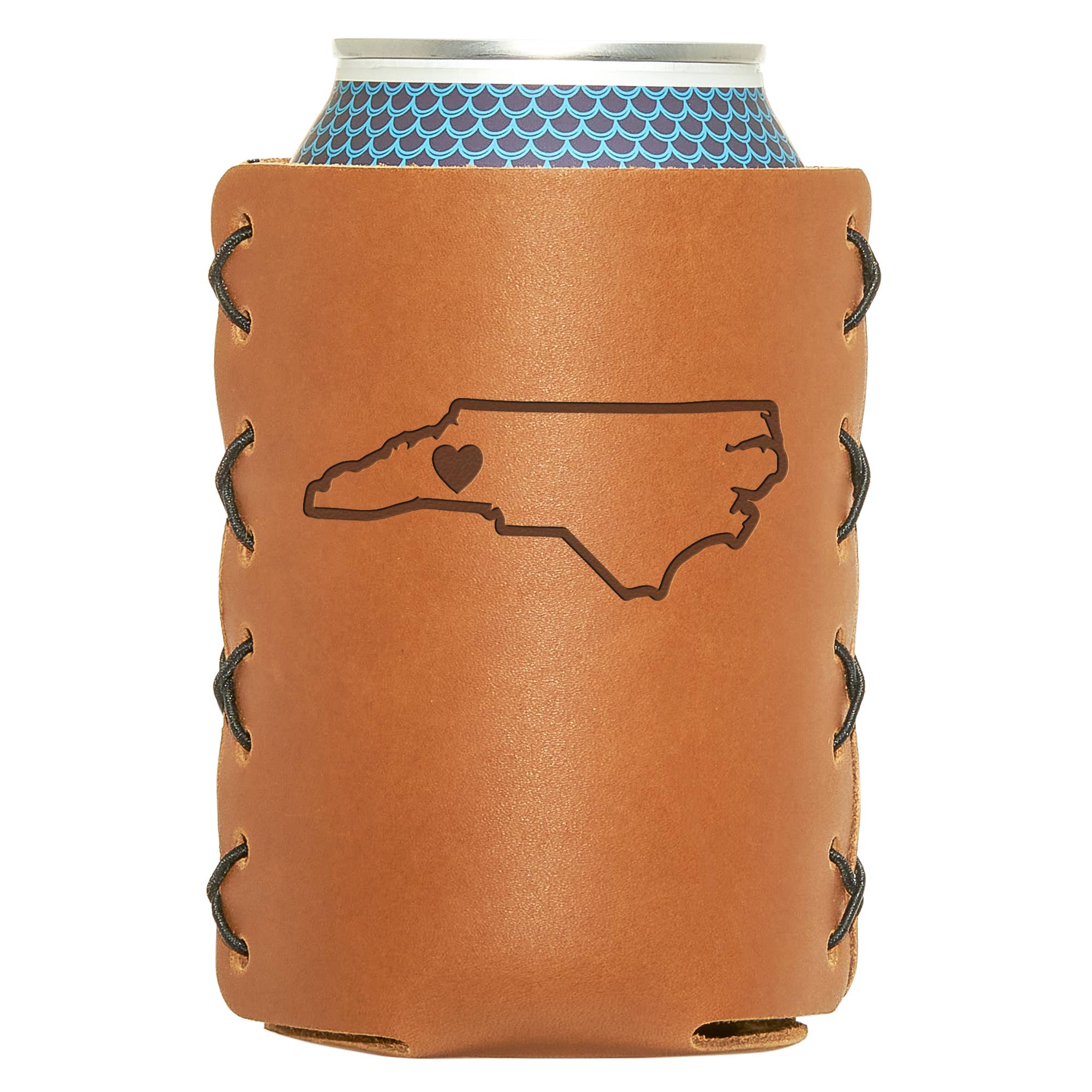 Oowee Products - Wholesale Drink Huggers & Koozies - Your State Logo Leather Can Holder1