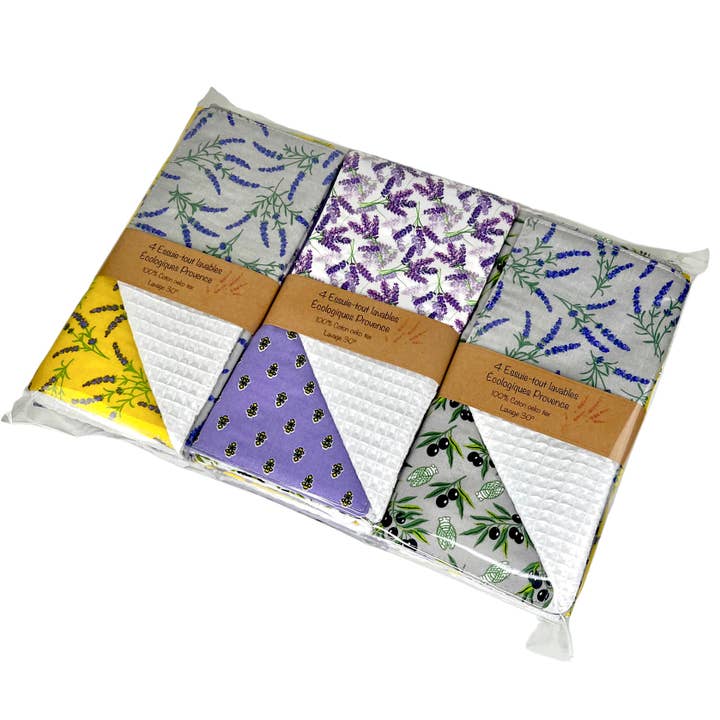 Emmanuel Création - Wholesale Dishcloth - Eco-friendly paper towel, “Provence”1