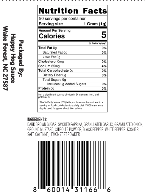 Happy Hog Sauce Co. - Wholesale Rub - Sweet Heat Barnyard Blend Rub1