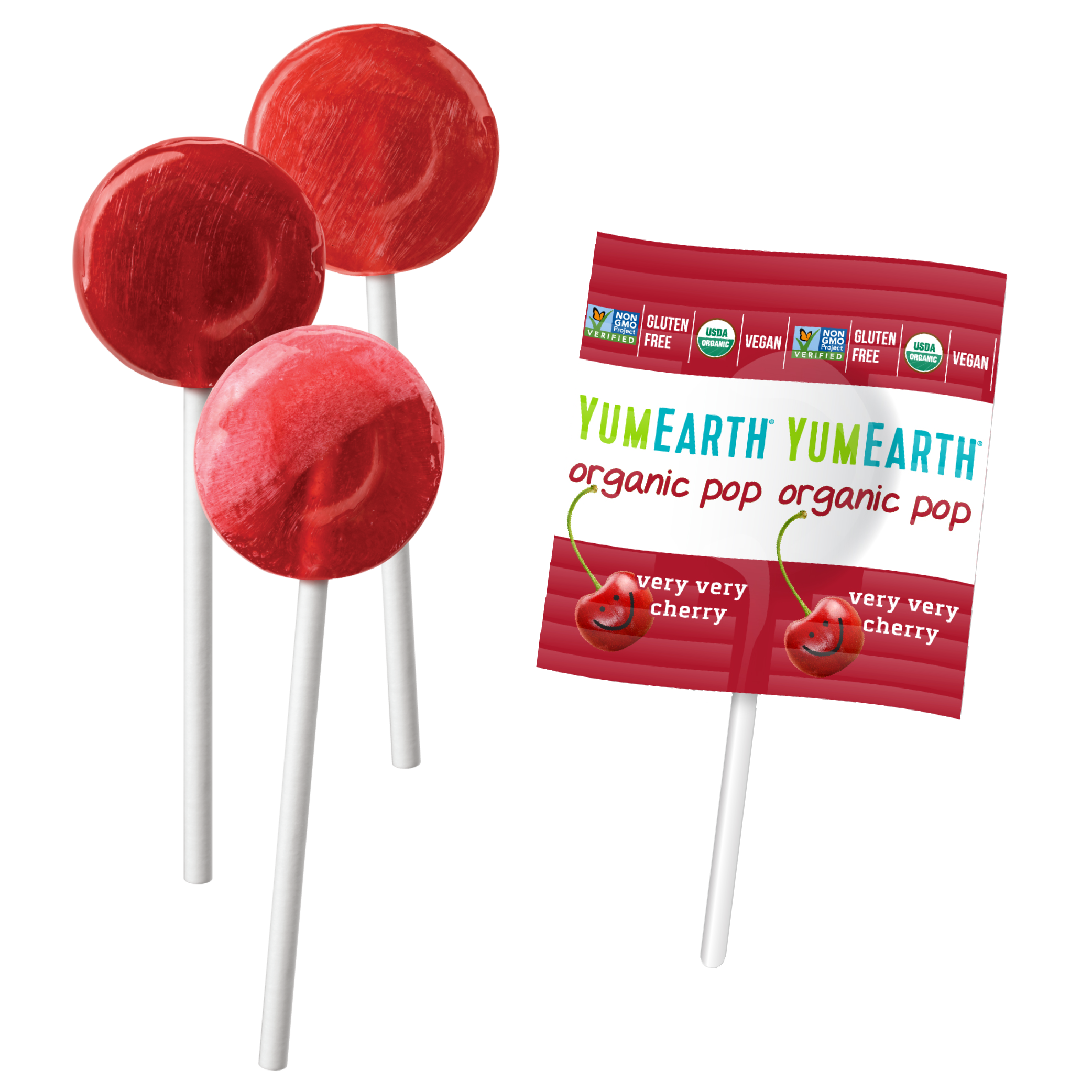 AYIURE - Wholesale Lollipop - YumEarth Organic Lollipops x14 - Red Fruit Pops1