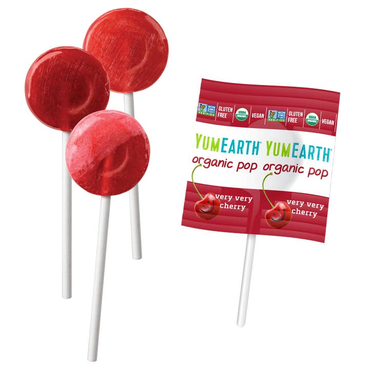 AYIURE - Wholesale Lollipop - YumEarth Organic Lollipops x14 - Red Fruit Pops1
