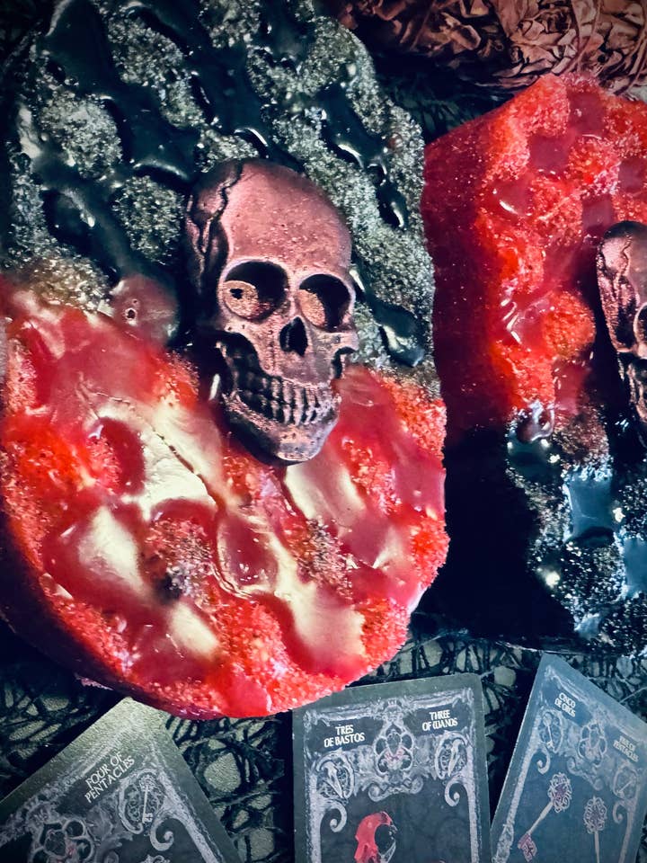 Hades nag champa soap sponge for wholesale by Hexbomb ltd