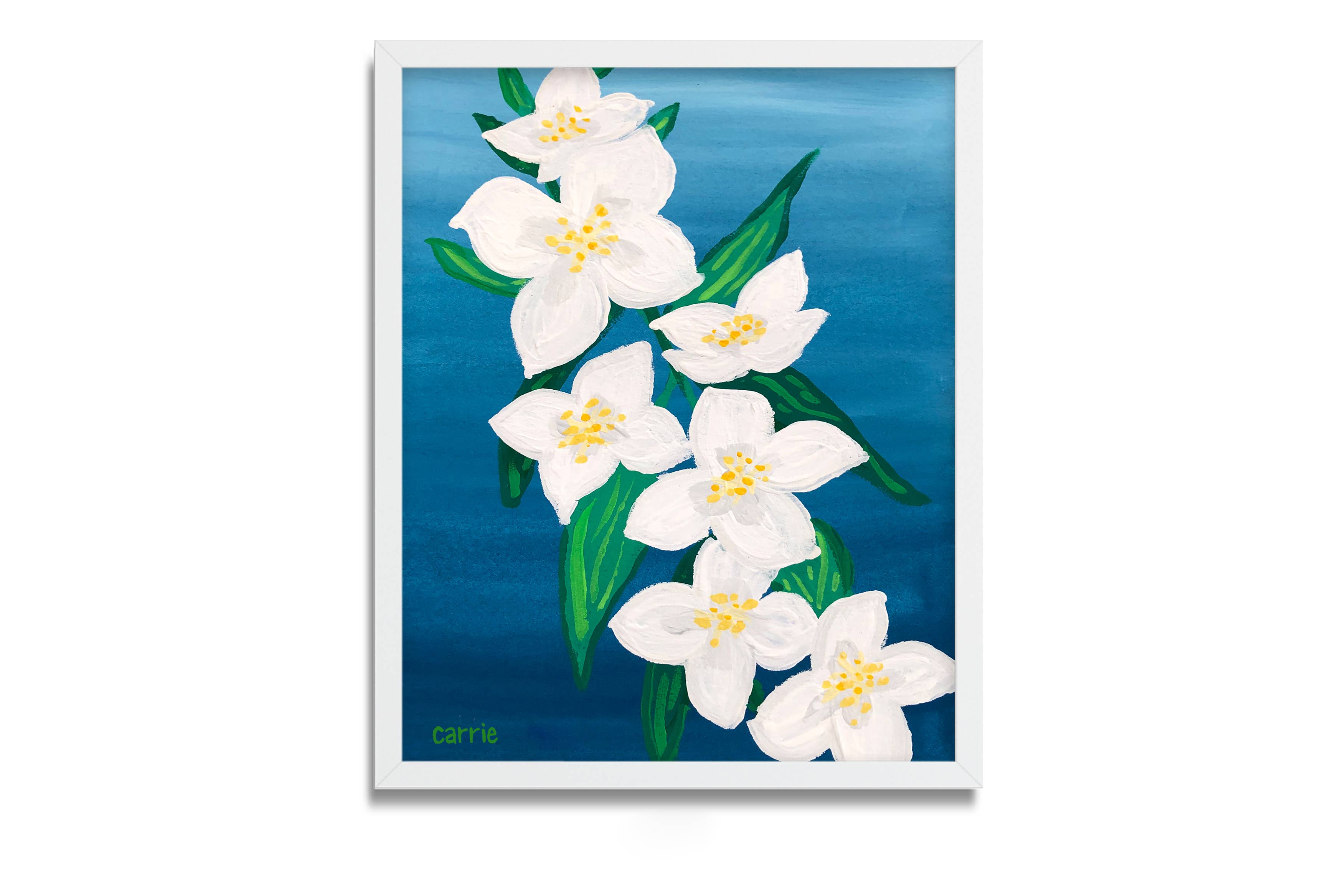 BrightKind Creative - Wholesale Art Print - Syringa Flower Art Print - 8x10 | State Flower of Idaho2