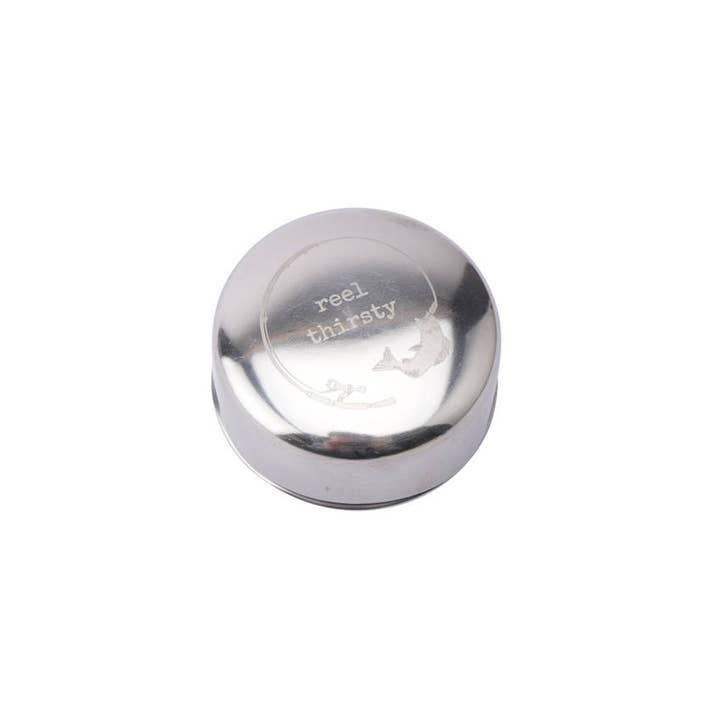 CGB Giftware – wholesale Drinking glass/cup – Reel Fly Fishing Co. 'Reel Thirsty' Stirrup Cup2