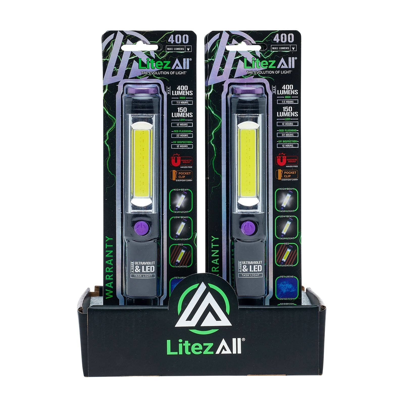 LitezAll - Wholesale Flashlight - LitezAll Task Light with UV Flashlight14