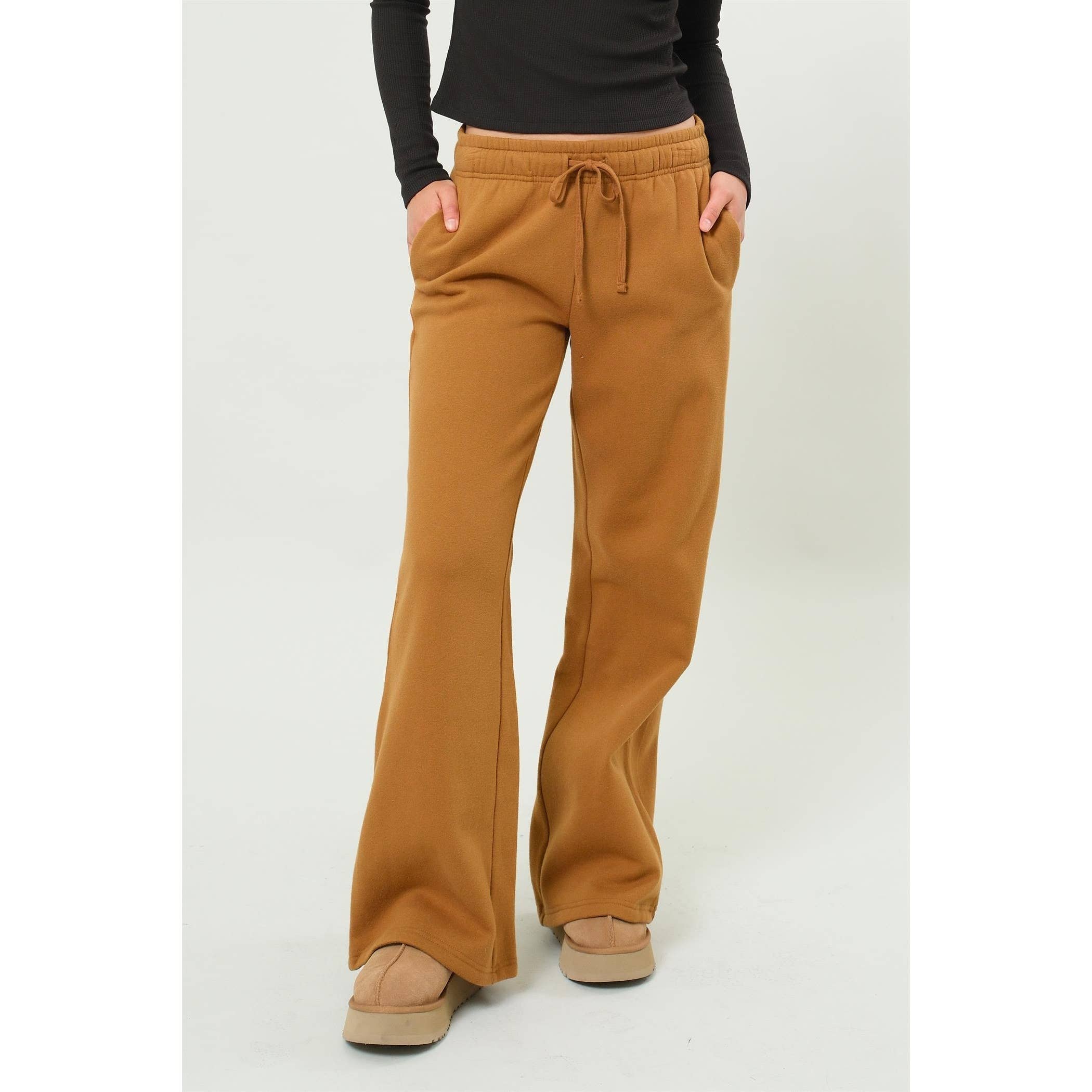 HYFVE - Vendita all'ingrosso Pantalone - Donna - Pantaloni a Gamba Larga con Coulisse a Vita Media31