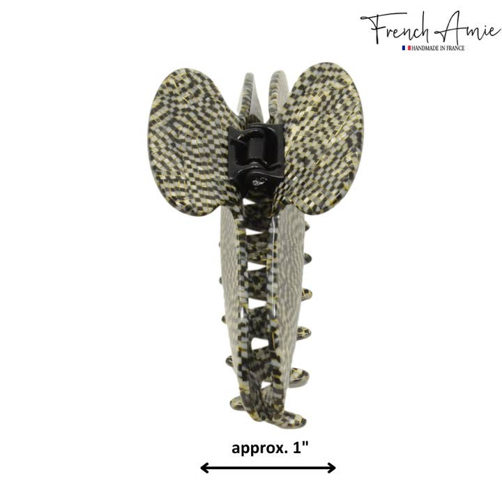 Parcelona - Wholesale Hair Clip - Women's - French Amie Thin Oval Large 4 1/4” Handmade Celluloid Jaw Hair Claw for Women11