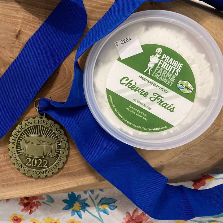 Prairie Fruits Farm & Creamery – Großhandel Käse – Chevre- Classic Plain 6-Unzen-Dose (streichfähiger Ziegenkäse)
