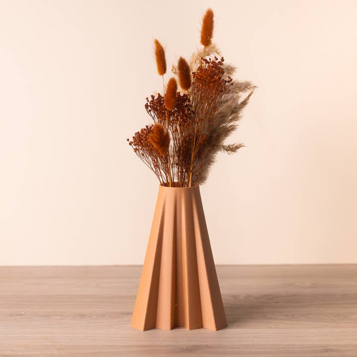 Copo Design - Wholesale Vase - Dried flowers Vase - Wood based and plastic free - Aero