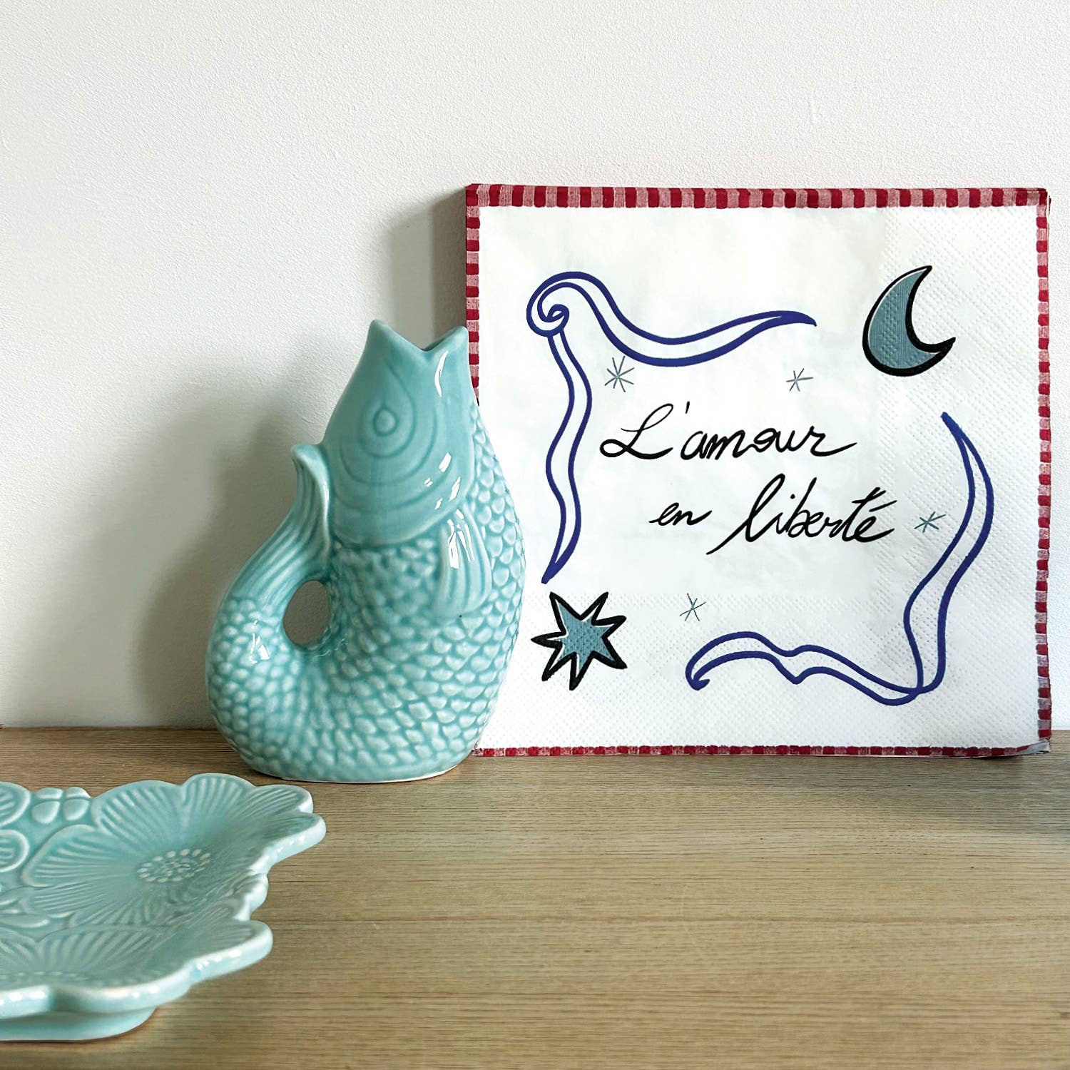 Opjet Paris - Wholesale Dish - Frosted blue Jonas mini dish L13 W26.8 H2cm1