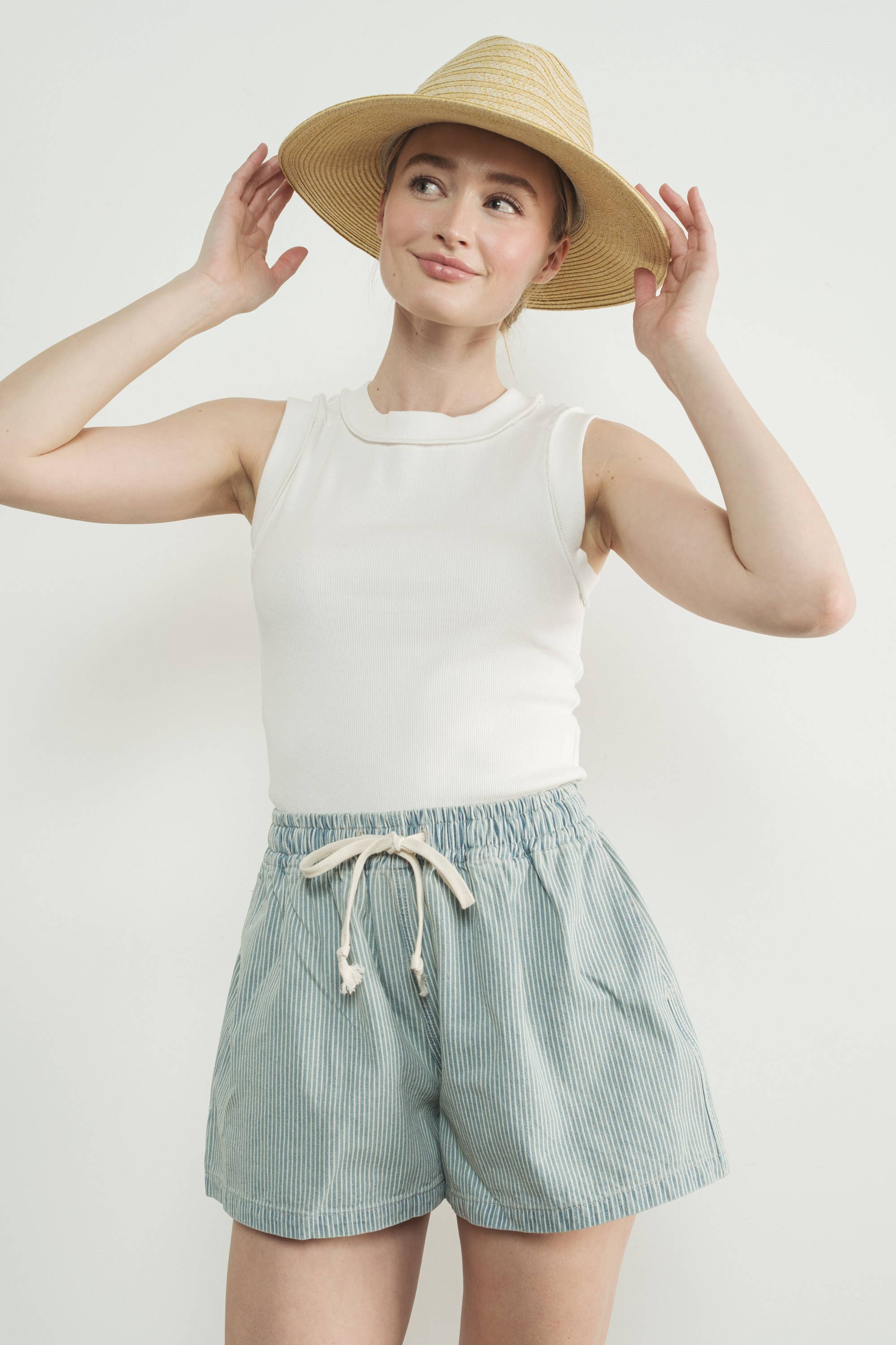 Aaron & Amber - Wholesale Knee Sleeve - MAT3232 RIBBED JERSEY INSIDE OUT TANK11