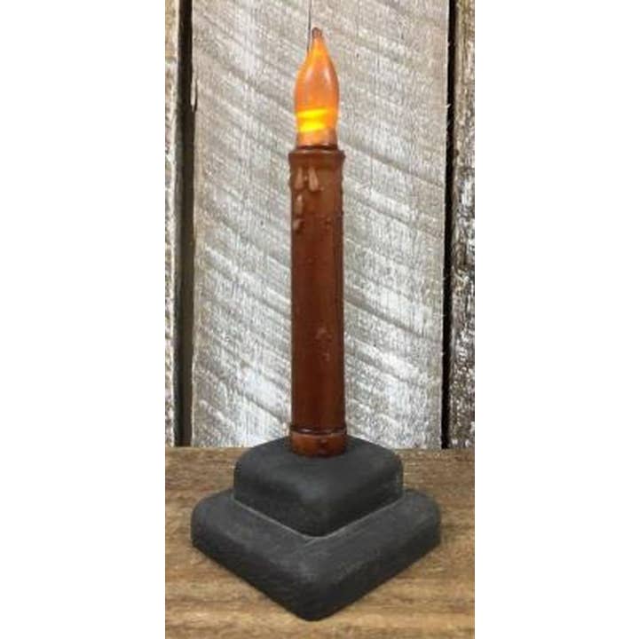 DNS Designs - Wholesale Flameless candle - Caramel Taper LED Candle w/Timer