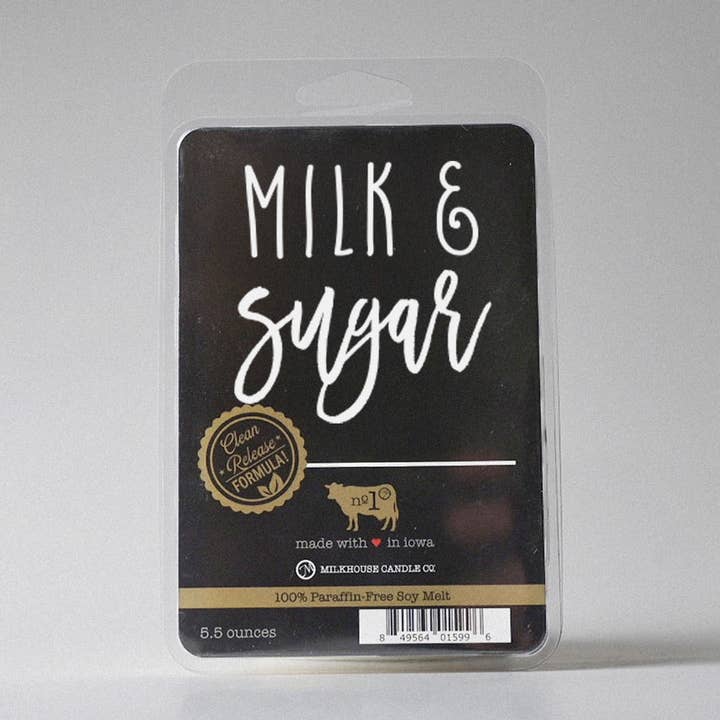 Milkhouse Candle Company - Wholesale Wax Melt - 5.5 oz Wax Melts: Milk & Sugar0